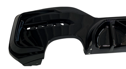 DYFUZOR SPOILER BMW F20 F21 CZARNY POŁYSK 1 2 wydechy 2015+ 2015-2019