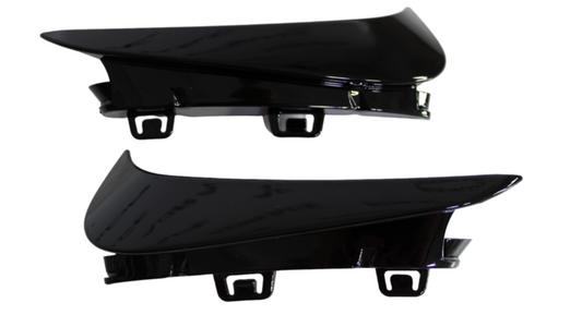 DOKŁADKI tylne wloty powietrza BMW 3 G20 G21 czarny połysk SPOILER prelci