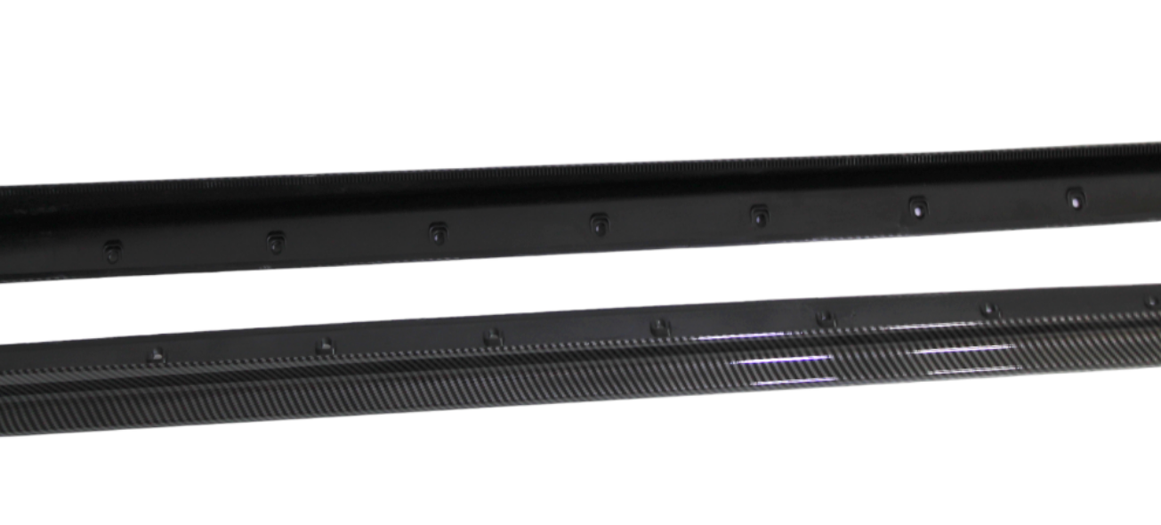 DOKŁADKI PROGÓW LISTWY PROGOWE BOCZNE BMW 3 G20 G21 CARBON LOOK SPOILER