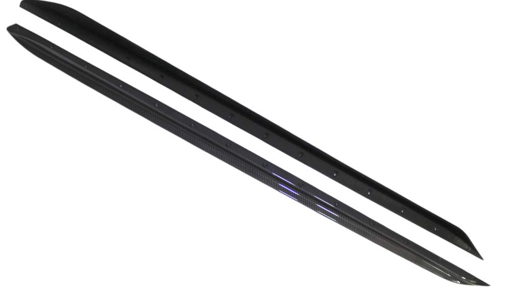 DOKŁADKI PROGÓW LISTWY PROGOWE BOCZNE BMW 3 G20 G21 CARBON LOOK SPOILER