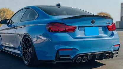 Komplet dokładek do BMW M3 M4 F80 F82 F83 czarny połysk przód tył progi ZESTAW