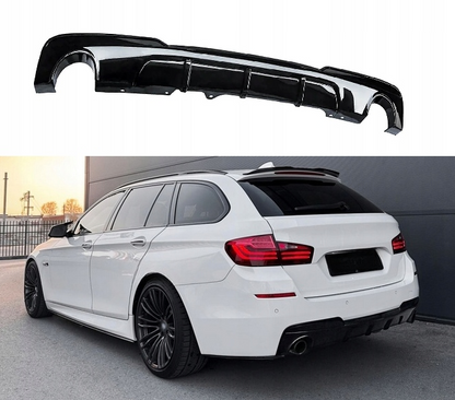 Komplet dokładek do BMW F10 F11 CZARNY POŁYSK przód tył progi ZESTAW
