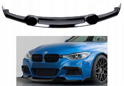 komplet dokładek BMW F30 F31 3 czarny połysk przód tył progi lotka SPOILER zestaw