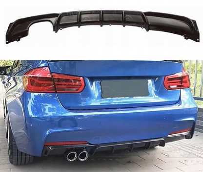 komplet dokładek BMW F30 F31 3 czarny połysk przód tył progi lotka SPOILER zestaw