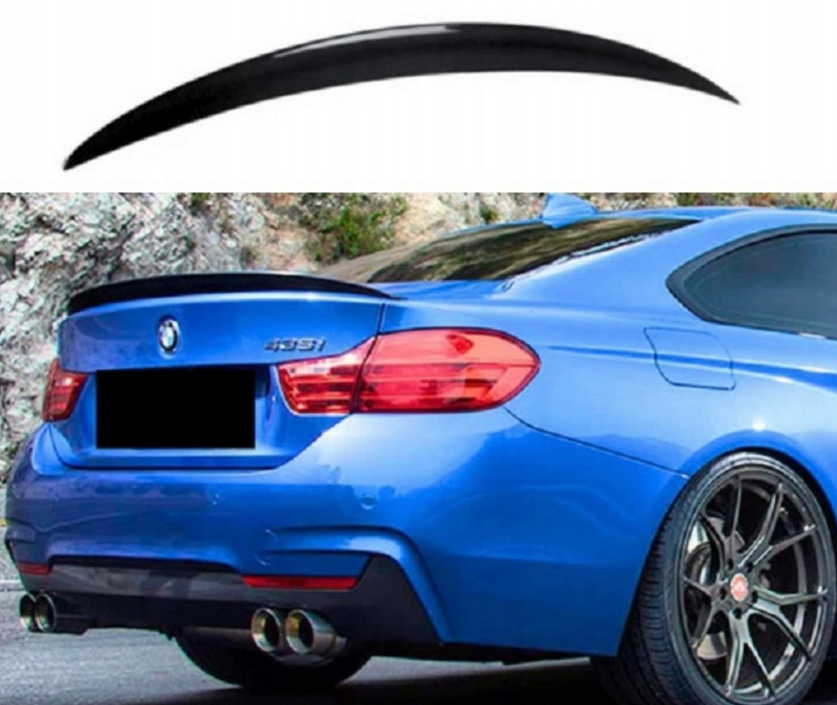 komplet dokładek BMW F32 F33 F36 czarny połysk przód tył progi lotka zestaw