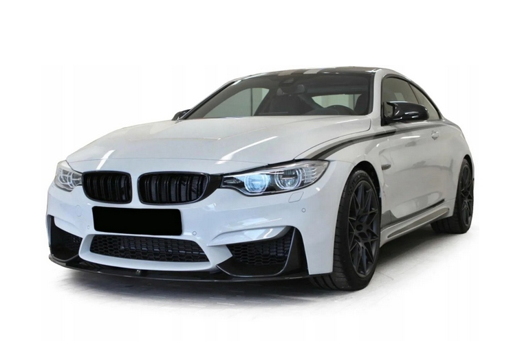 DOKŁADKA Splitter PRZÓD do BMW F80 F82 F83 M3 M4 czarny połysk spoiler jednoczęściowa