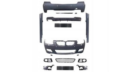 ZDERZAKI PRZÓD TYŁ PROGI BODY KIT BMW E92 E93 COUPE CABRIO M-PAKIET 06-10 DYF 2L