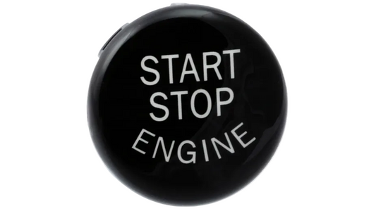 Nakładka obudowa Przycisk Start Stop BMW Serii E87 E90 E60 E81 E91 E92 E93 E61 E83 E84 E70 E71 E89X3 X5 CZARNY