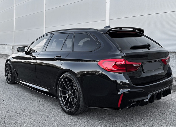 Dokładki progów do BMW G30 G31 2017-2024 F90 progi listwy progowe czarny połysk