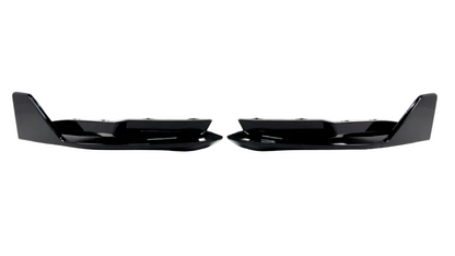 TYLNE SPLITTERY DYFUZORA BMW G80 G81 G82 G83 M3 M4 CZARNY POŁYSK DOKŁADKA BOCZNA BOCZNE TYŁ TYLNA