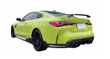 TYLNE SPLITTERY DYFUZORA BMW G80 G81 G82 G83 M3 M4 CZARNY POŁYSK DOKŁADKA BOCZNA BOCZNE TYŁ TYLNA