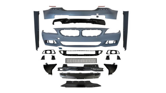 ZDERZAKI PRZÓD TYŁ PROGI zestaw BODYKIT do BMW 5 F10 LCI sedan MPAKIET Mtech 2013-2017 DYF 2L
