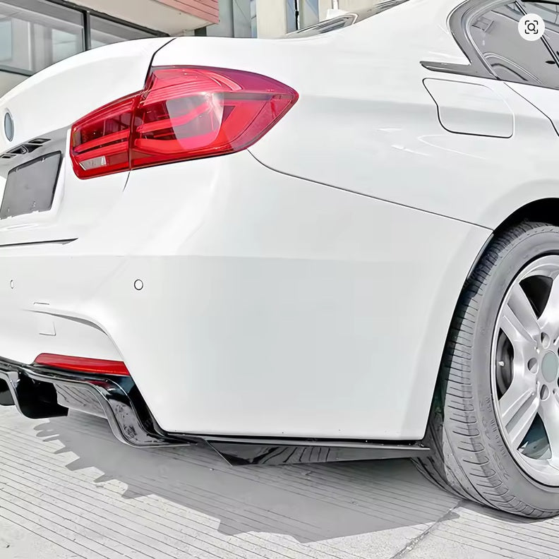 DOKŁADKA BMW F30 F31 tylne boczne splittery dyfuzora seria 3