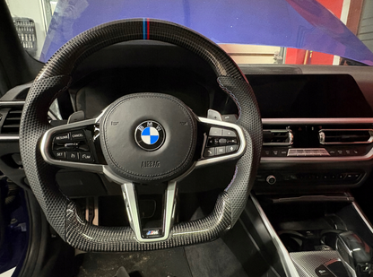 Sportowa kierownica M‑Pakiet Carbon z ID7 – do BMW seria G G20 G22 G80 G82 G83