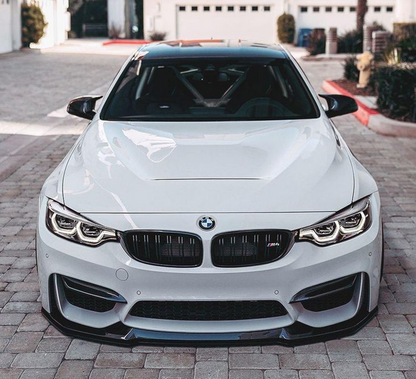 DOKŁADKA Splitter PRZÓD DO BMW M4 F82 F83 czarny połysk 2013-2020 CS STYLE
