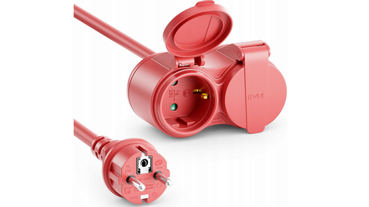 Przedłużacz ogrodowy kabel Zasilający 10 m IP44 H07RN-F 3G1.5mm deleyCON