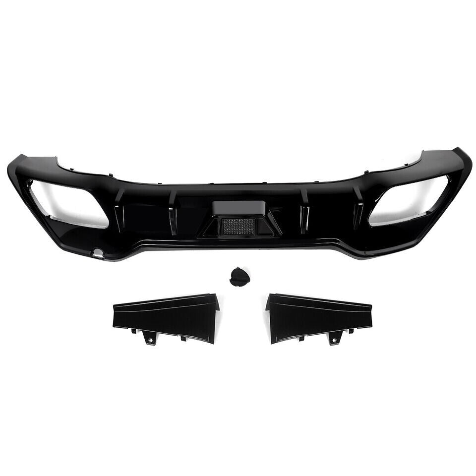 Dyfuzor zderzaka tylnego z lampą LED pasujący do BMW serii 8 - G14 / G15