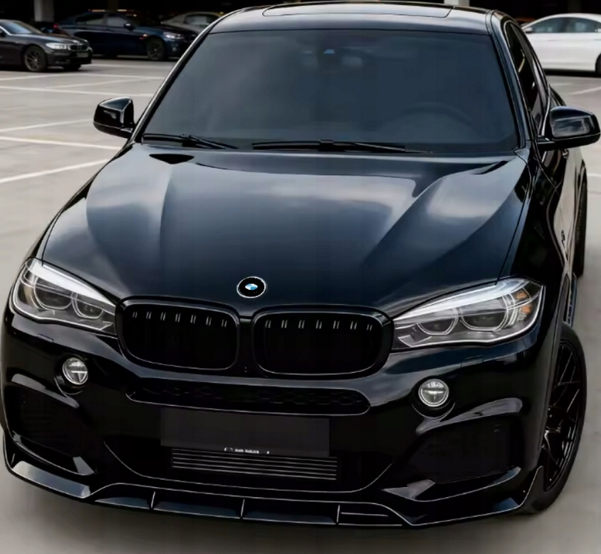 DOKŁADKA Splitter PRZÓD BMW F15 X5 2013-2018 spoiler przedni przednia czarny połysk