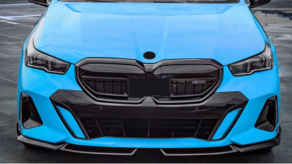 zestaw dokładek AERO Bodykit do BMW 5 G60 MPakiet Czarny połysk Dokładki Zderzaków