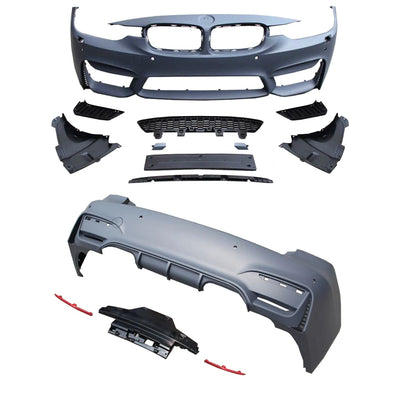 ZDERZAKI zestaw BODYKIT M3LOOK do BMW 3 F30 sedan 2011-2018 PRZÓD TYŁ PROGI