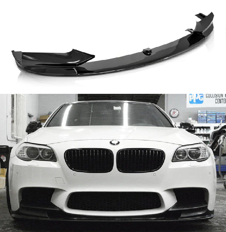 Komplet dokładek do BMW F10 F11 CZARNY POŁYSK przód tył progi ZESTAW