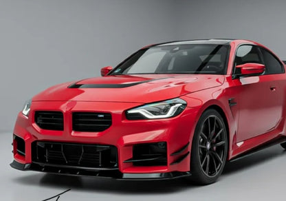 DOKŁADKA Splitter PRZÓD BMW G87 M2 czarny połysk spoiler przedni 2023+