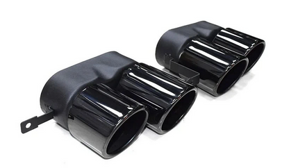 KOŃCÓWKI WYDECH 2PARY KOŃCÓWEK BMW g20 g22 g42 look M340 M240 M440 czarne