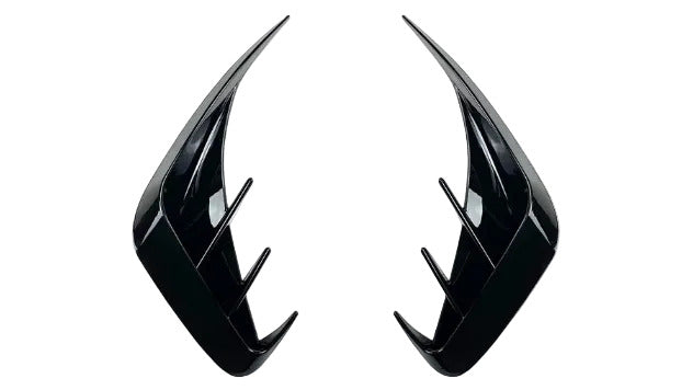 DOKŁADKI tylne wloty powietrza BMW 3 G20 G21 czarny połysk SPOILER 2 preLci
