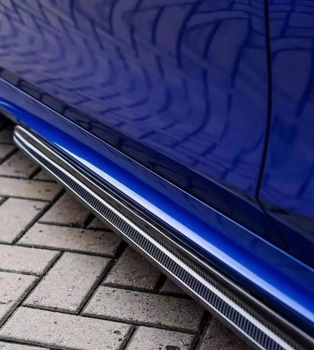 DOKŁADKI PROGÓW LISTWY PROGOWE BOCZNE BMW 3 G20 G21 CARBON LOOK SPOILER