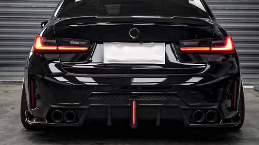 KOŃCÓWKI WYDECH 2PARY KOŃCÓWEK BMW g20 g22 g42 LCI look M340 M240 M440 czarne