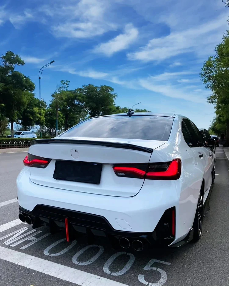KOŃCÓWKI WYDECH 2PARY KOŃCÓWEK BMW g20 g22 g42 look M340 M240 M440 czarne