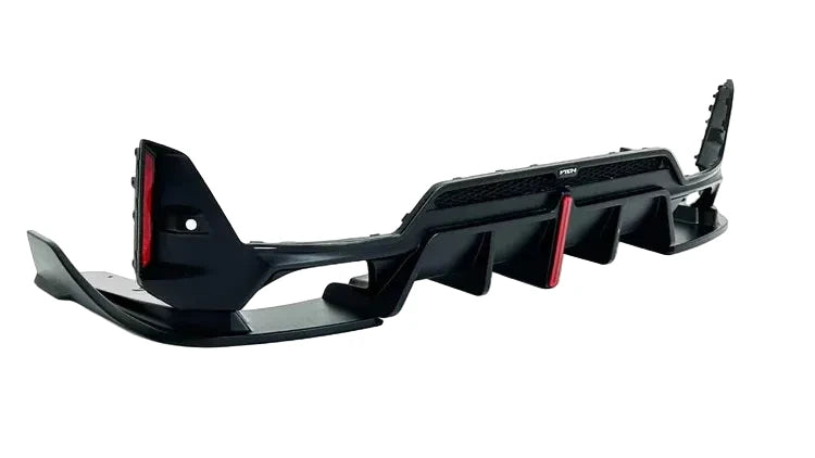 DYFUZOR LED BMW G20 G21 LCI LIFT M340look podwójny na 4 CZARNY POŁYSK SPOILER