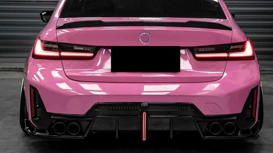 DYFUZOR LED BMW G20 G21 LCI LIFT M340 / M340look SPOILER + 4 końcówki wydechu