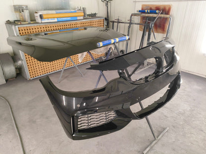 ZDERZAKI zestaw BODYKIT w KOLOR do BMW E90 LCI sedan MPAKIET Mtech 2009-2013 DYF 2L PRZÓD TYŁ PROGI pod kod lakieru