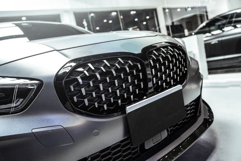 NERKI GRILL ATRAPA chłodnicy zderzaka BMW 1 F40 2019-2024 diamond look M