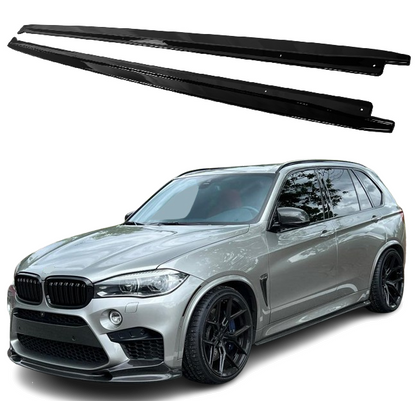 Komplet dokładek do BMW F15 X5 2013-2018 czarny przód tył progi ZESTAW