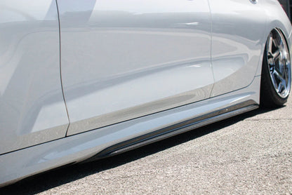 DOKŁADKI PROGÓW LISTWY PROGOWE BOCZNE BMW 3 G20 G21 CARBON LOOK SPOILER