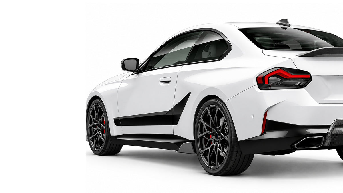 Dokładka progowa do BMW G42 seria 2 2021+ spoiler czarny progi