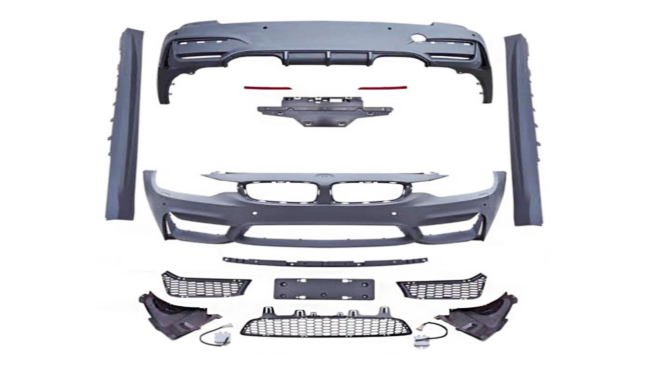 ZDERZAKI zestaw BODYKIT M3LOOK do BMW 3 F30 sedan 2011-2018 PRZÓD TYŁ PROGI