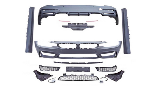 ZDERZAKI zestaw BODYKIT M3LOOK do BMW 3 F30 sedan 2011-2018 PRZÓD TYŁ PROGI