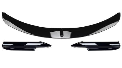 DOKŁADKA Splitter PRZÓD do BMW E90 E91 czarny POŁYSK przedlift 2005-2008