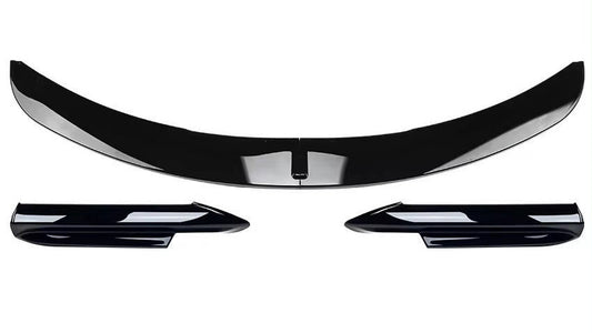 DOKŁADKA Splitter PRZÓD do BMW E90 E91 czarny POŁYSK przedlift 2005-2008