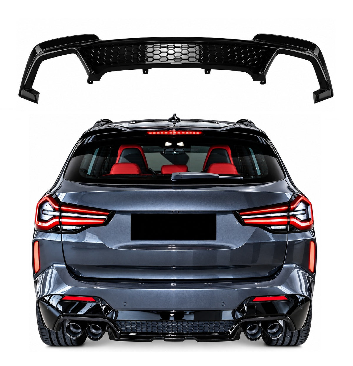 Komplet dokładek do BMW X3 G01 Lci LIFT 2021-2024 przód tył boki