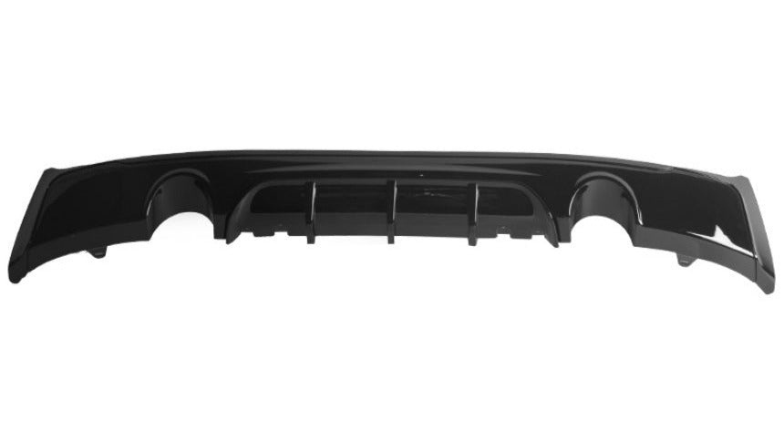 DYFUZOR SPOILER BMW 2 F22 F23 CZARNY POŁYSK dokładka zderzaka M235 M240 228 2 WYDECHY
