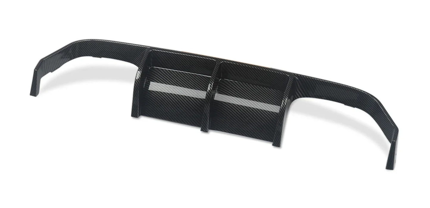 DYFUZOR SPOILER BMW M3 M4 F80 F82 F83 CARBON look dokładka zderzaka tylnego