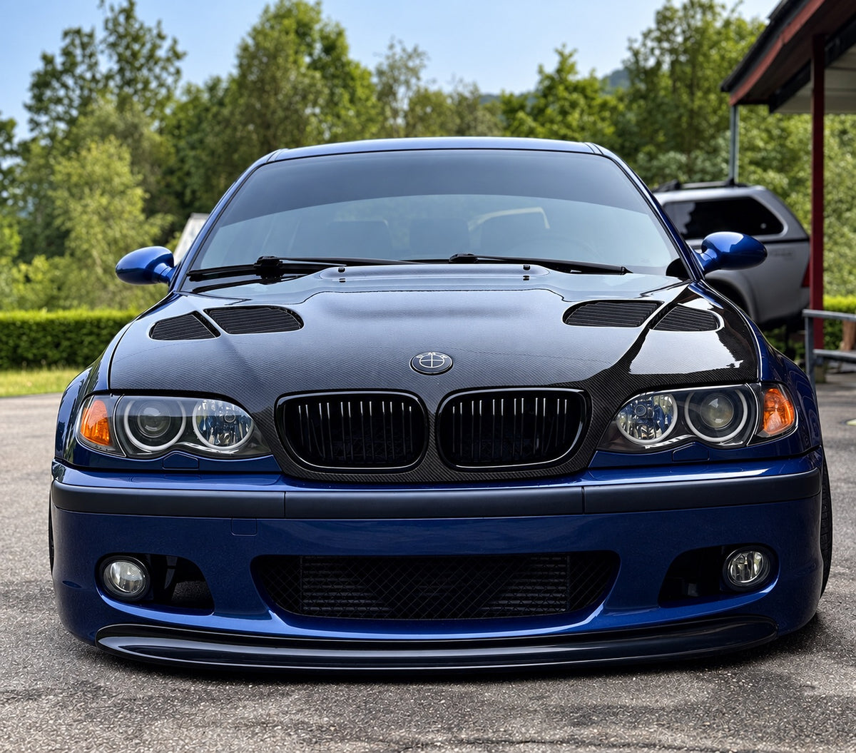 DOKŁADKA przód do BMW E46 MPakiet-II sedan coupe touring 1998-2006 spoiler splitter