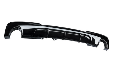 DYFUZOR SPOILER BMW F10 F11 CZARNY POŁYSK podwójny 2010-2016 535 540 550