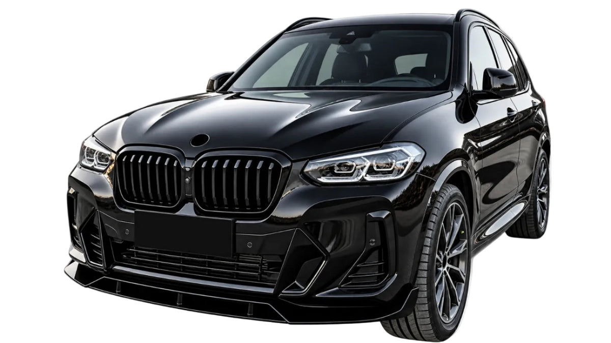 DOKŁADKA do BMW G01 G02 X3 X4 Lci LIFT 2021-2025 PRZÓD przedni SPLITER spoiler