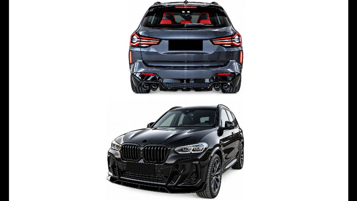 Komplet dokładek do BMW X3 G01 Lci LIFT 2021-2024 przód tył boki