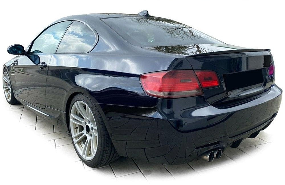 DYFUZOR SPOILER do BMW 3 E92 E93 czarny połysk dokładka zderzaka 318 320 325 330